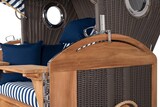 thumbnail of Strandkorb Komplettset - bene living - Borkum XL Teak - PE grau - Modell 518 - inkl. Liftersystem
