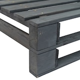 thumbnail of vidaXL Outdoor-Eckbank Paletten Holz Grau