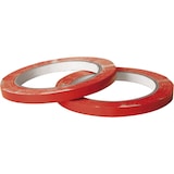 thumbnail of Raadhuis zakkensluittape 9mm x 66m PVC rood krimp a 16 rol