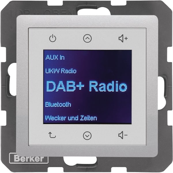 Berker Radio DAB+, Q.x alu 29846084