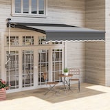 thumbnail of Outsunny-Klemmmarkise-295L x 250B x 150H cm-Grau