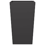 thumbnail of vidaXL Pflanzkübel Schwarz 45x45x75 cm Stahl