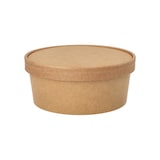 thumbnail of PAPSTAR, Saladeschalen, Karton rond 750 ml Ø 15 cm · 6 cm bruin