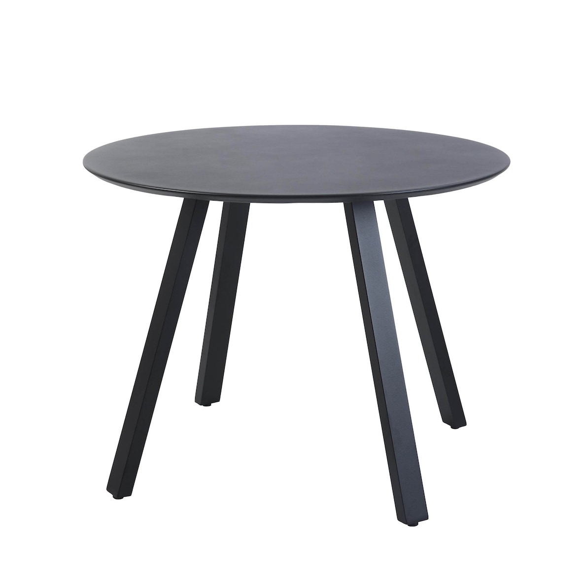 Halo - Ronde tuintafel aluminium ø100cm   Zwart