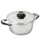 thumbnail of ECOVITAM – Faitout 5.5L Inox 18/10 – Diamètre 24cm – Tous feux – Thermomètre intégré