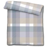 thumbnail of CloudComfort Basic Mikrofaser Bettwäsche kariert 135 x 200 + 80 x 80 cm