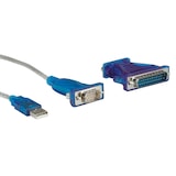 thumbnail of VALUE converter-kabel USB - serieel DB9, turkoois, 1,8 m