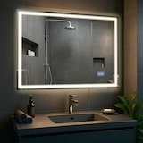 thumbnail of Miroir de Salle de Bain Jaffrey avec Bluetooth 70x100 cm