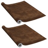 thumbnail of vidaXL Selbstklebende Türfolien 2 Stk. Dunkle Eiche 210 x 90 cm PVC