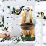 thumbnail of EASYmaxx Solarleuchte Erdmännchen als Vogeltränke