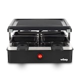 thumbnail of Wëasy Raclette Gerät und Grill LUGA40, 4 Personen, Antihaftbeschictung, 600 W,  Edelstahl, schwarz