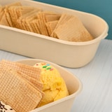 thumbnail of Lunch Boxes 1 Compart. 'Bionic' 1000 Ml 22X12,9X6,85 Cm Natural Bagazo (500 Unidades)