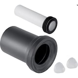 thumbnail of Geberit Anschlussset für Wand-WC PE d90/45 L:18,5 cm mit Deckkappen