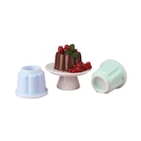 thumbnail of Dr. Oetker Postres Individuales con Tapa Pudding-molde Gelatina, en Plástico, Ca. 150ml, 7,5x7,5x6,5cm, 6uds, Surtidos en Rosa, Verde Agua Y