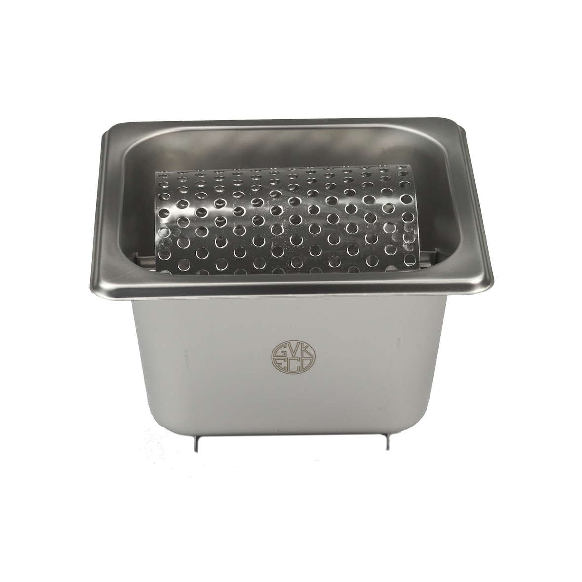 1 pezzo GN 1/6 100 Ruota di burro, rullo di burro, rullo di medicazione in acciaio inox