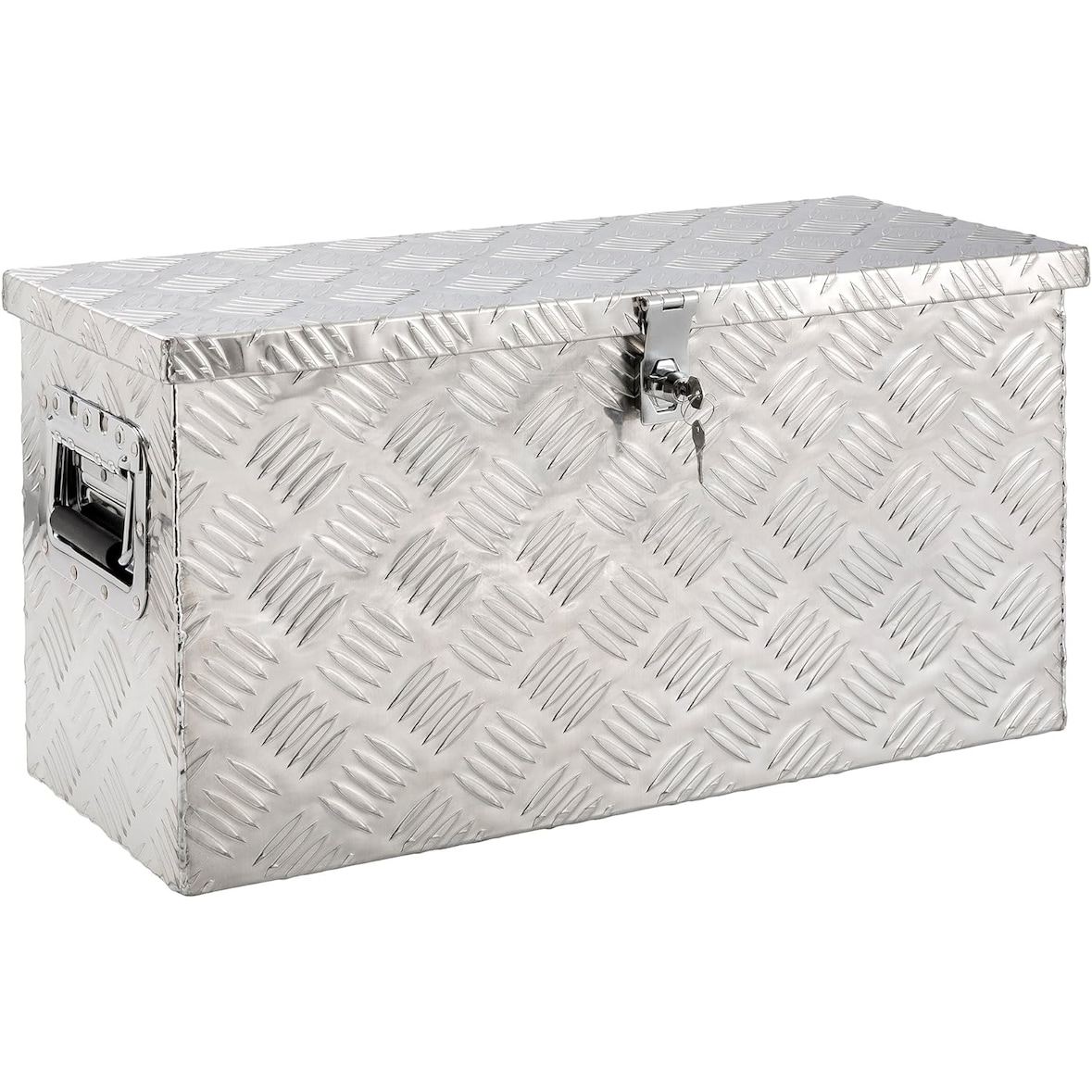 Cassa in Alluminio Cassetta Degli Attrezzi Multiuso Truckbox 40L