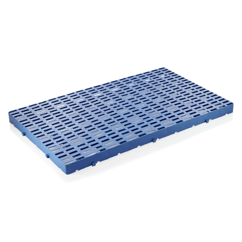 4x Bodenrost System blau HDPE Kunststoff 98,5 x 59 x 5 cm