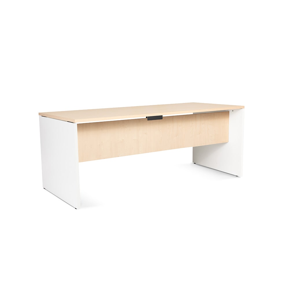 Rocada mesa de oficina serie work 180x80 blanco / haya