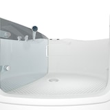 thumbnail of Pool Badewanne Eckwanne Wanne S70-EH 150x150cm mit Tür Walk-in-Pool