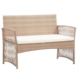thumbnail of vidaXL 4-tlg. Garten-Lounge-Set mit Auflage Poly Rattan Beige