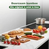 thumbnail of Bikolo® Snijplankenset Met Houder 3-Delig - Snijplanken Bamboe