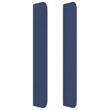 thumbnail of vidaXL Kopfteil mit Ohren Blau 147x16x118/128 cm Stoff