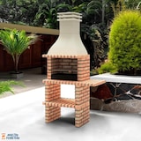 thumbnail of MF - BBQ Taos Plus met 1 zijtafel (Oranje/Beige - 110x58x214 cm) REF: M01019 - Voor buitengebruik.
