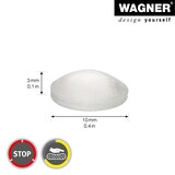thumbnail of WAGNER Elastikpuffer rund 24tlg. - Ø 10 x 3 mm, für den Innen- und Außenbereich, aus transparentem Kunststoff - 15301399