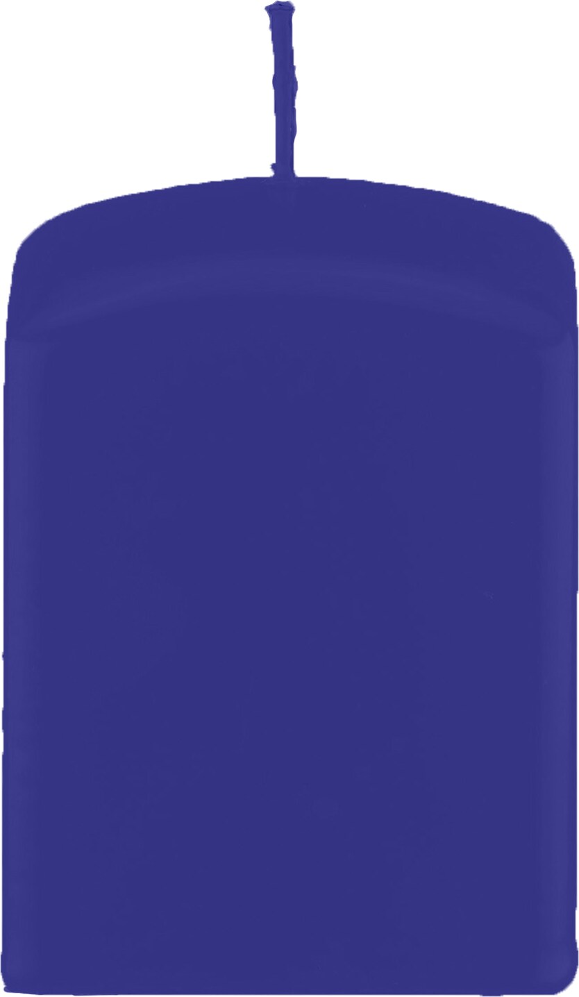 Quader Kerzen Royalblau 6 x Ø 6/6 cm, 4 Stück