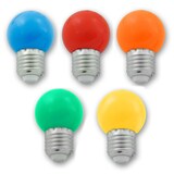 thumbnail of Illu Party Lichterkette für Außen Garten 30m weiß 30 bunte LED Kugellampen