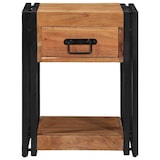 thumbnail of vidaXL Nachttisch 2 pcs Braun 40 x 40 x 50 cm Massivholz Akazie