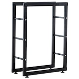 thumbnail of Kaminholzständer Keri V2 schwarz/25x100x150 cm