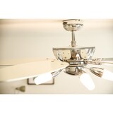 thumbnail of Westinghouse Arius Deckenventilator  (Ø) 132 cm Flügelfarbe: Weiß, Schwarz Gehäusefarbe (Details): C