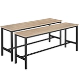 thumbnail of tectake 2 bancos Fairfield  Madera Industrial Clara, Roble Sonoma