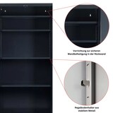 thumbnail of PROREGAL Stahlschrank BEE mit 8 lackierten Fachböden | HxBxT 195x92x60cm | Anthrazit-Anthrazit | Werkstattschrank Werkzeugschrank Aktenschrank