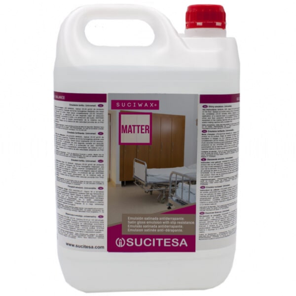Emulsion mate anti-dérapante - SUCIWAX MATTER - Bidon de 5L - SUCITESA