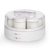 thumbnail of Clatronic JM 3344 Yogurtera, Preparacion de 1,1L, 7 Tarros con Tapón(160 ml), Tapa Transparente, Indicador Luminoso 15W Blanco