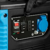 thumbnail of EBERTH Generador de corriente con inversor de 1000 vatios, generador de corriente de emergencia con motor de gasolina de 2 CV, 4 tiempos