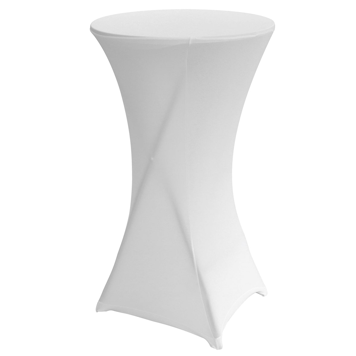 Bezug für Mini-Stehtisch weiß 110x60 cm