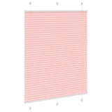 thumbnail of vidaXL Plissee Rosa 110x100 cm Stoffbreite 109,4 cm Polyester