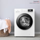 thumbnail of homeX WF814H1A-W Waschmaschine 8kg, Frontlader - 1.400 U/Min, Dampffunktion, AquaStop, Inverter Motor, 15 Programme