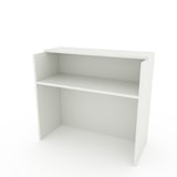 thumbnail of Oficit. Mostrador laminado blanco. Fácil de montar. Fabricado en España. Medidas: 120x50x105 (ancho x fondo x alto)