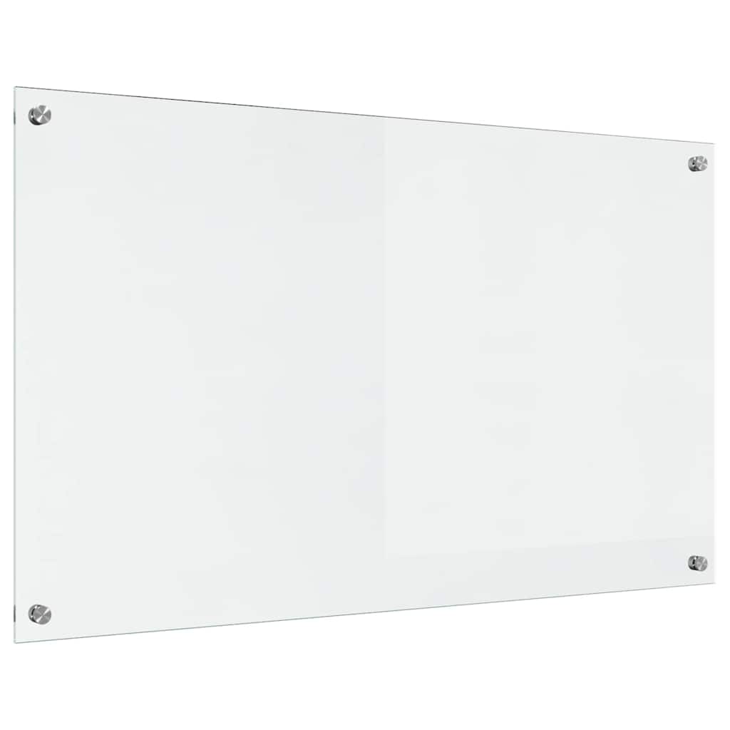 vidaXL Küchenrückwand Transparent 100 x 60 cm Gehärtetes Glas