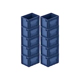 thumbnail of PROREGAL 10x VDA KLT Kleinladungsträger mit Verbundboden | HxBxT 28x30x40cm | 22 Liter | KLT, Transportbox, Transportbehälter