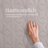 thumbnail of Tagesdecke (Taupe) 220x240 cm mit wattierter Zwischenlage, Bettüberwurf - Überwurfdecke, Sommerdecke gesteppt - Steppdecke, Wendedecke