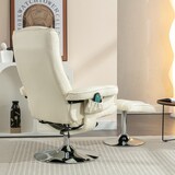 thumbnail of Massagesessel Beige 79x79x106 cm mit PU-Polsterung und 5-Punkt-Massagegerät für Wohnzimmer und Schlafzimmer