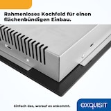 thumbnail of Exquisit Induktionskochfeld EKI800-SF-B-380 | 9 Stufen | Stop&Go-Funktion | Abschatautomatik | Timer | 7200 W