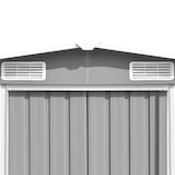 thumbnail of Helloshop26 - Abri de jardin cabane cabanon maison de stockage remise extérieur hangar outils robuste 257 x 489 x 181 cm métal gris 02_0022171