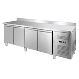 thumbnail of GastroHero Tiefkühltisch ECO 4/0 mit Aufkantung - Edelstahl - GN 1/1 - 2230x700x850 mm