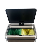 thumbnail of WellHome - Cubo de Basura Inteligente 15L+15L en color Gris 35,5x26x43,5cm - Apertura Automática/Manual